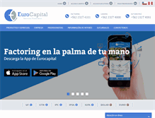 Tablet Screenshot of eurocapital.cl